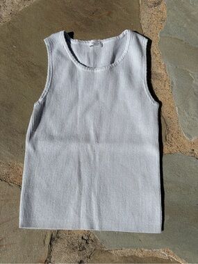 Brandy Melville light blue Ribbed Tank